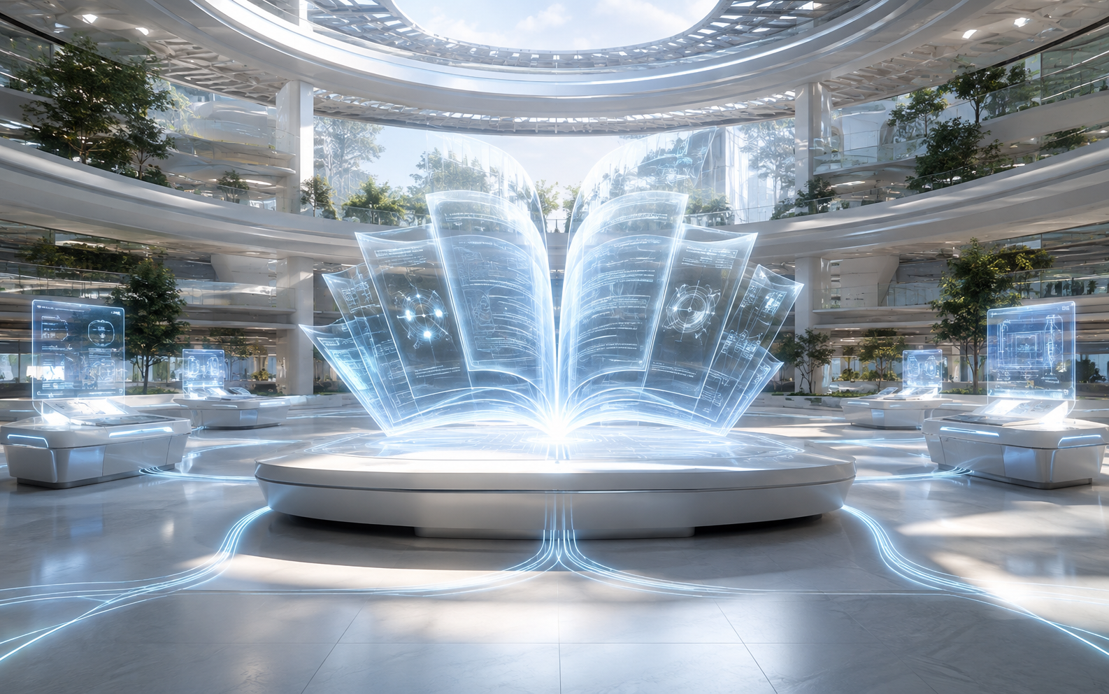 Wensi science-fiction concept: holographic courses and digital learning